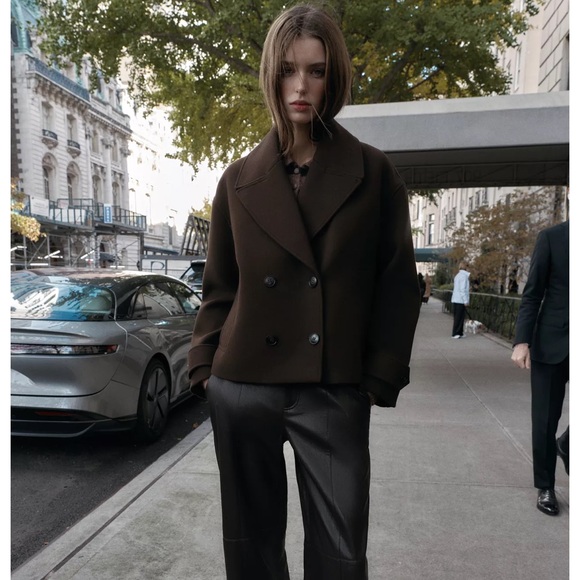 Zara Jackets & Blazers - Zara Double-Breasted Short Coat